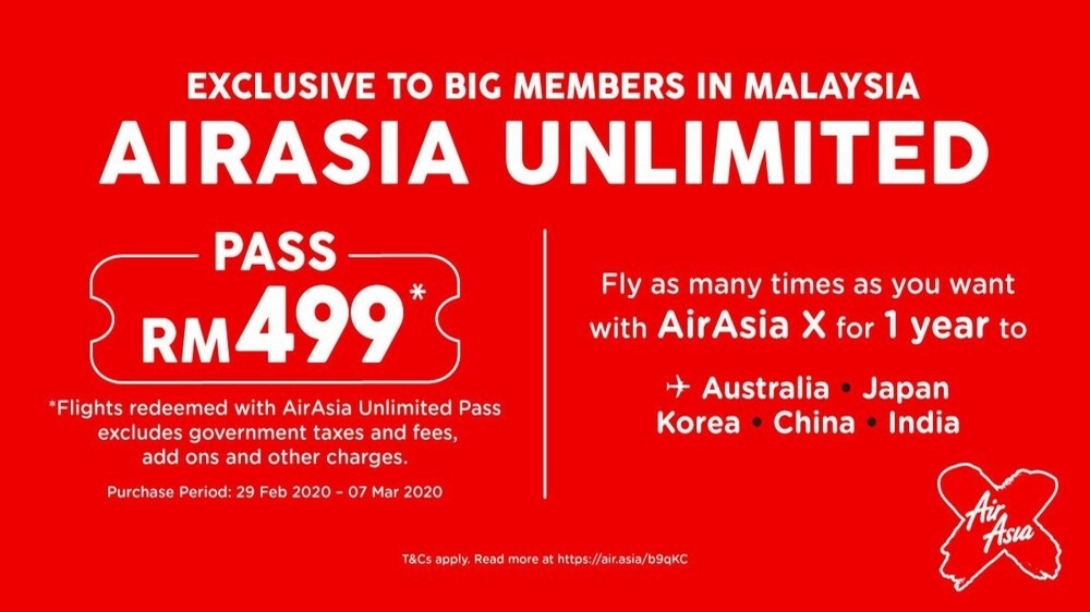 Air-Asia-Unlimited-Flight-Pass-RM499-Covid-19