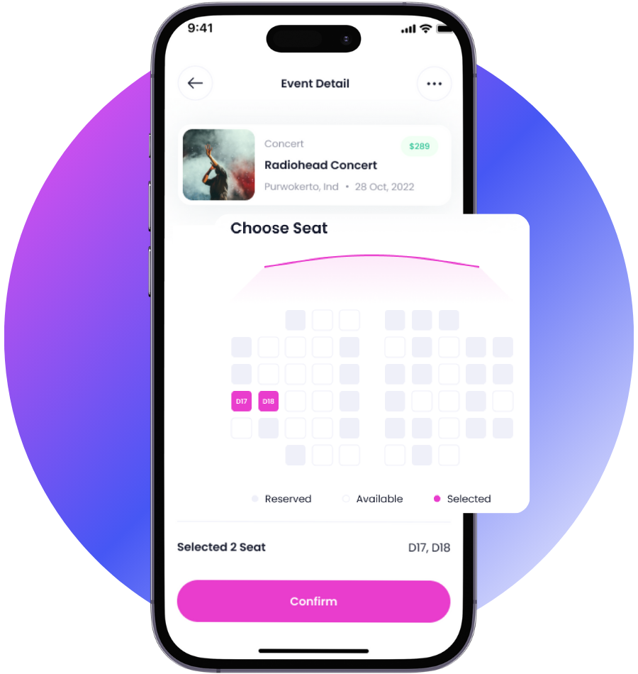 In-App Ticket Purchasing