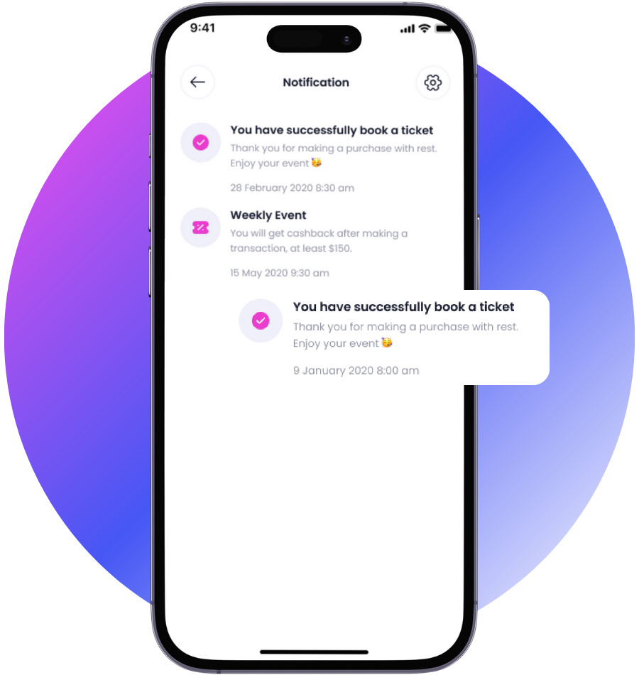 Push Notifications feature