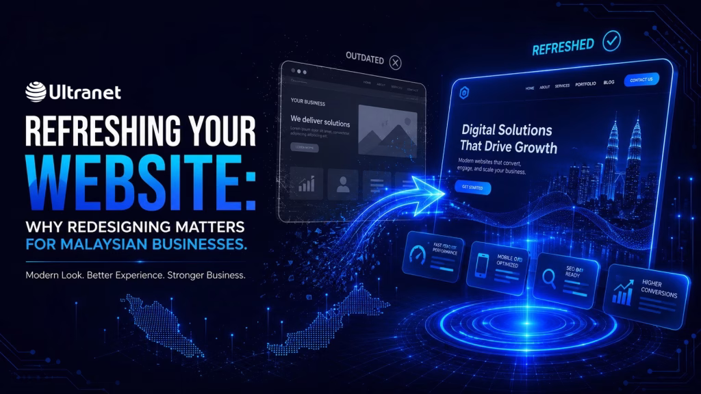 Website redesign for Malaysian businesses improving performance, user experience and digital growth